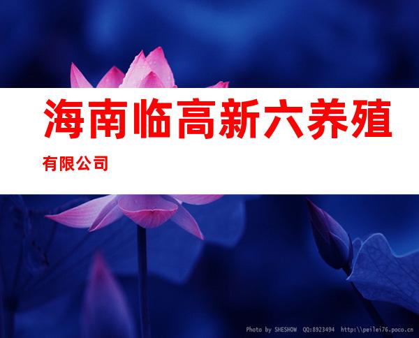 海南临高新六养殖有限公司